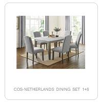 COS-NETHERLANDS DINING SET 1+6